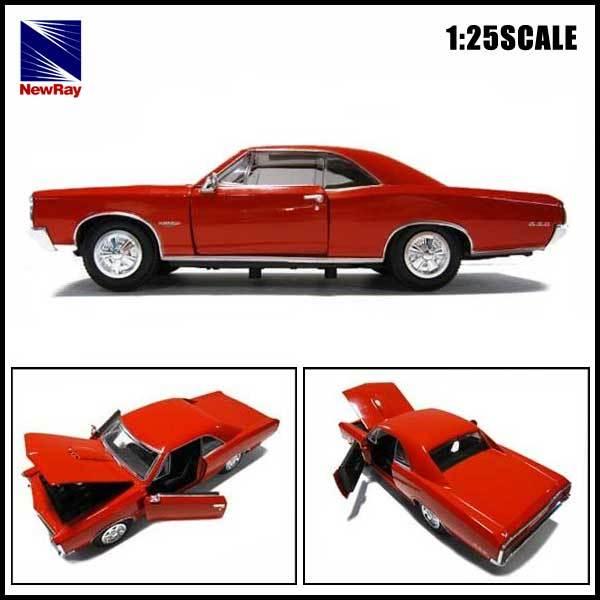 1/25 箱入り ミニカー 1966 Pontiac GTO レッド 1966年 1/25 箱入り ミニカー 1966 Pontiac GTO レッド 1966年