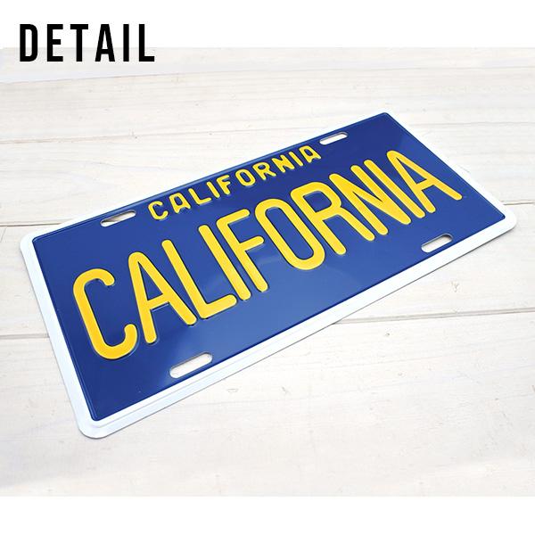 カリフォルニア ナンバープレート USサイズ ブルー CALIFORNIA