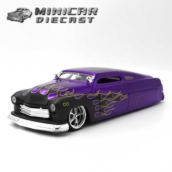 1/24 箱入り ミニカー 1951 MERCURY パープル ブラック マーキュリー