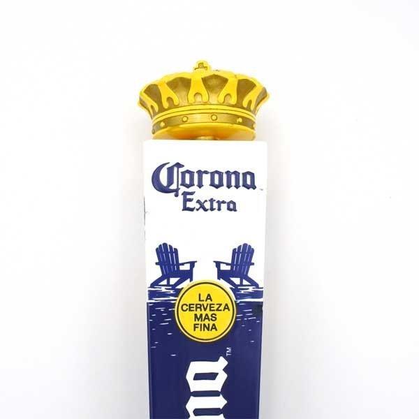 新品 ビアサーバーノブ Corona Extra 三角形 約30.5cm ネイビー 
