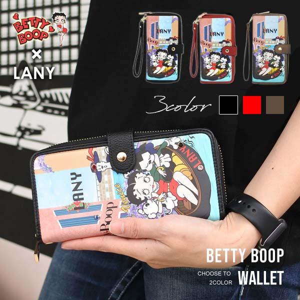 BETTY BOOP ベティブープ LANY 財布 全3色 レディース 長財布 合