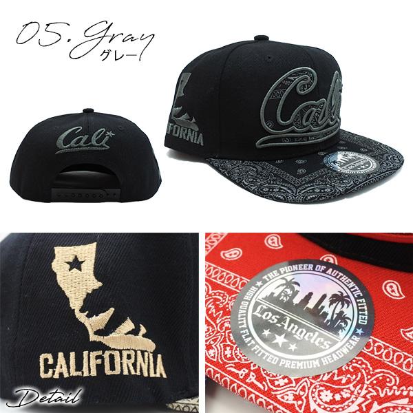 キャップ メンズ レディース #68 CALI ロゴ ペイズリー 刺繍 帽子 全5