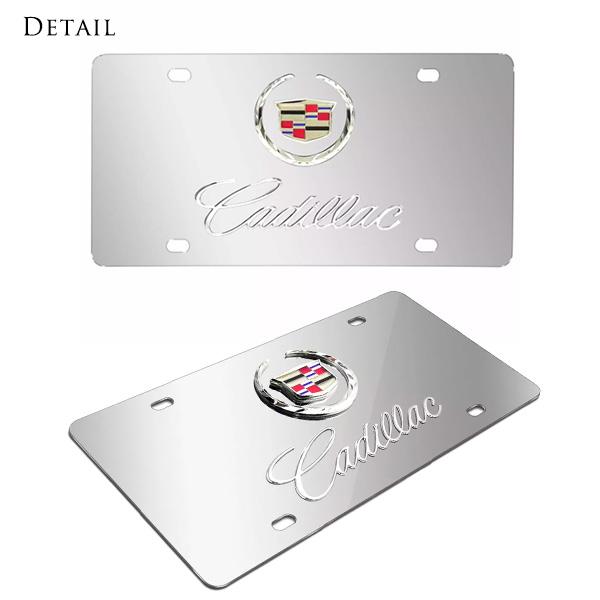 キャデラック ナンバープレート シルバー #05 アメリカ USサイズ