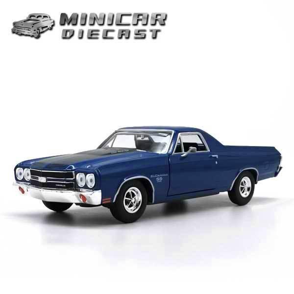 1/24 ミニカー 箱入り 1970 CHEVY EL CAMINO SS 396 メタリック