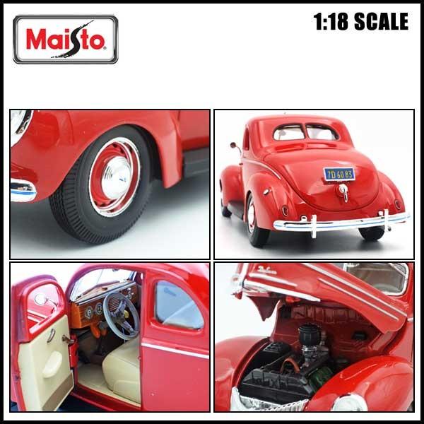 1/18 箱入り ミニカー 1939 FORD DELUXE レッド 1939年 フォード 1/18 箱入り ミニカー 1939 FORD DELUXE レッド 1939年 フォード