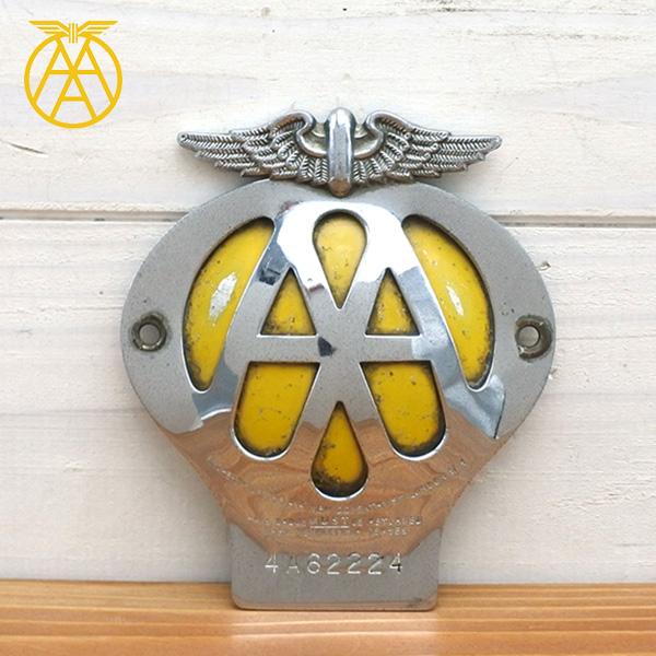 USED品 AA ビンテージ グリルバッジ グリルエンブレム カーバッチ 