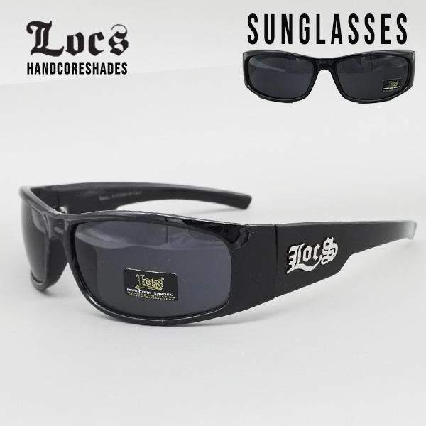 ローク サングラス メンズ Locs 19 ブラック ロークサングラス ローライダー ハーレー チカーノ チカーノファッション チョロスタイル 黒 5 好評