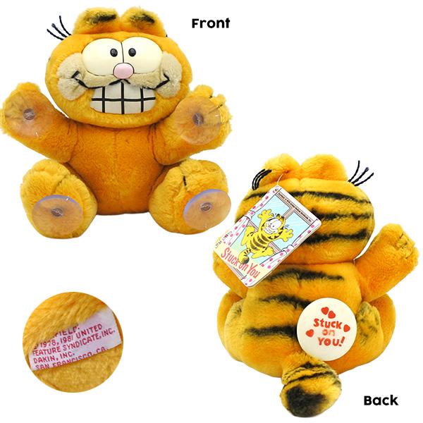 USED品 ガーフィールド ぬいぐるみ S 吸盤 ヴィンテージ品 GARFIELD