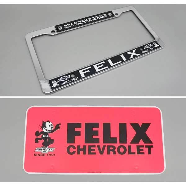 フィリックス シボレー ナンバーフレーム プレート付き ピンク US