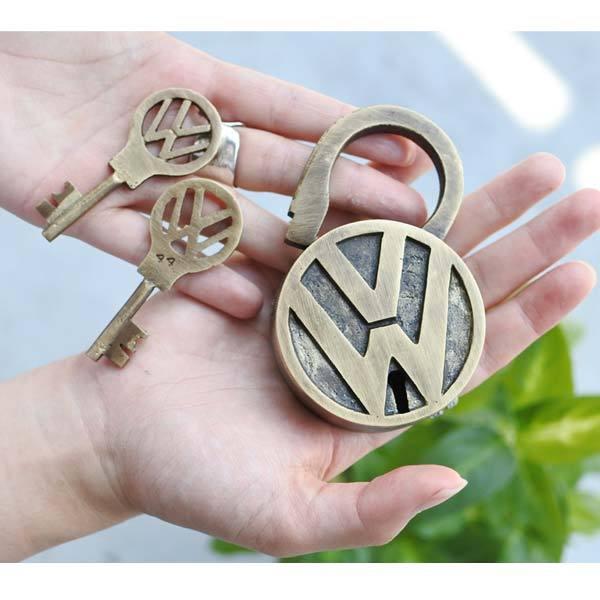 フォルクスワーゲン Volkswagen アンティーク ロック 鍵2本付き 