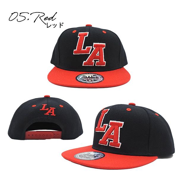 キッズ キャップ #18 全5色 LA ロゴ 子どもサイズ 子供用帽子 スナップ
