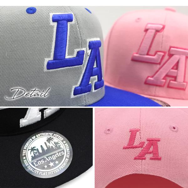 キッズ キャップ #18 全5色 LA ロゴ 子どもサイズ 子供用帽子 スナップ