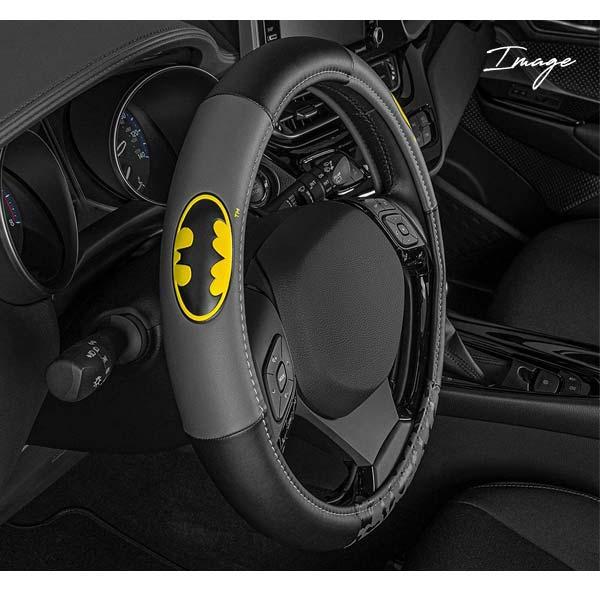 ハンドルカバー バットマン ステアリングカバー BATMAN ロゴ 車内