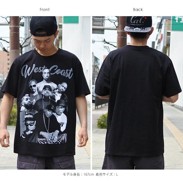 Tシャツ 半袖 メンズ ブラック West coast ウエストコースト ギャング