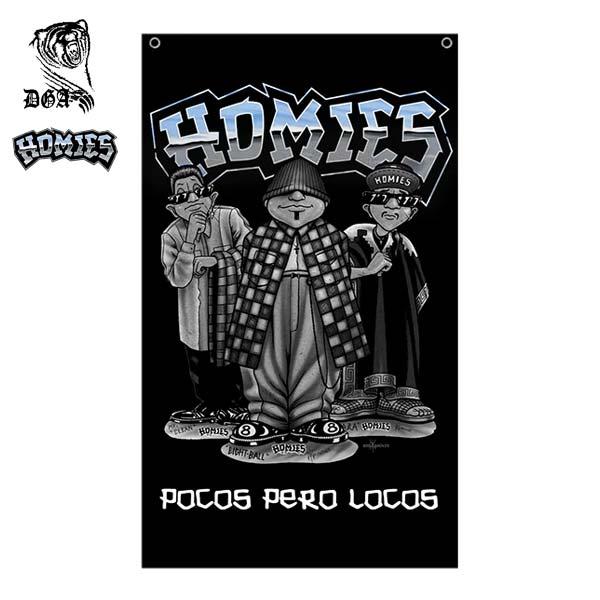 DGA バナー 壁掛け HOMIES 8 BALL TRIO インテリア フラッグ
