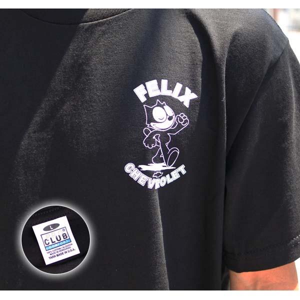 PRO CLUB（プロクラブ） フィリックス シボレー Tシャツ 半袖 ブラック