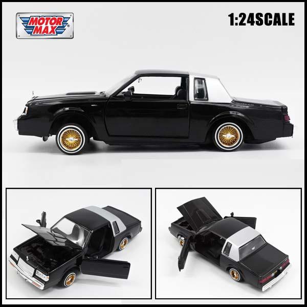 1/24 箱入り ミニカー 1987 BUICK REGAL GET LOW ブラック 1/24 箱入り ミニカー 1987 BUICK REGAL GET LOW ブラック