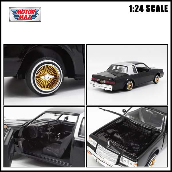 1/24 箱入り ミニカー 1987 BUICK REGAL GET LOW ブラック 1/24 箱入り ミニカー 1987 BUICK REGAL GET LOW ブラック