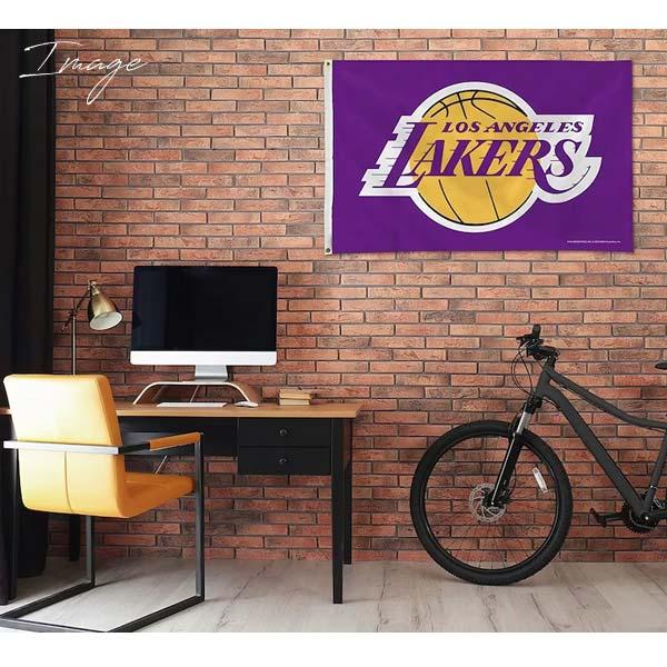 レイカーズ フラッグ NBA LOS ANGELES LAKERS バナー 旗 ディスプレイ