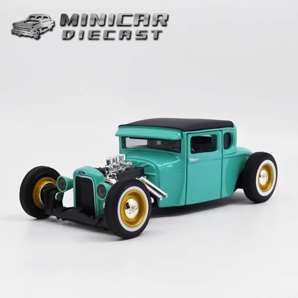 マイスト 1/24 箱入り ミニカー 1929 FORD MODEL A ライトグリーン