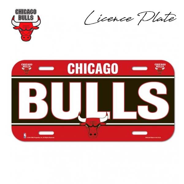シカゴ ブルズ ナンバープレート USサイズ レッド NBA CHICAGO BULLS