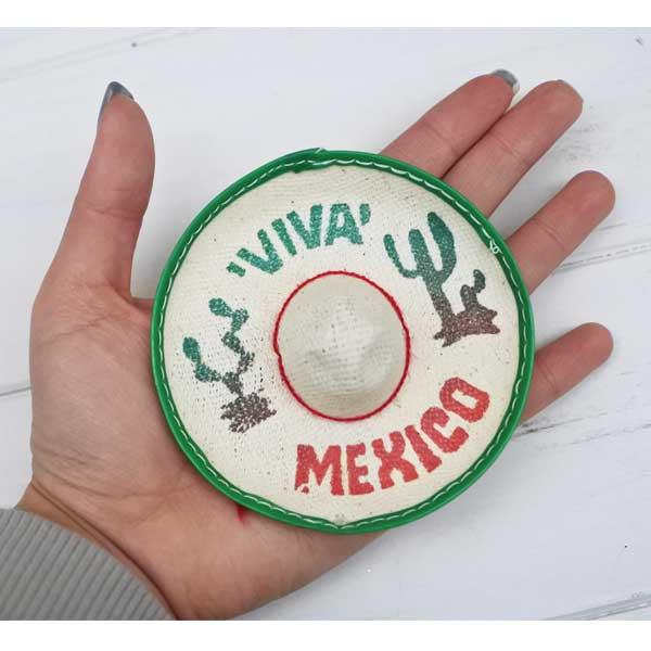 ミニソンブレロ VIVA MEXICO 全2色 グリーン レッド メキシカン ハット