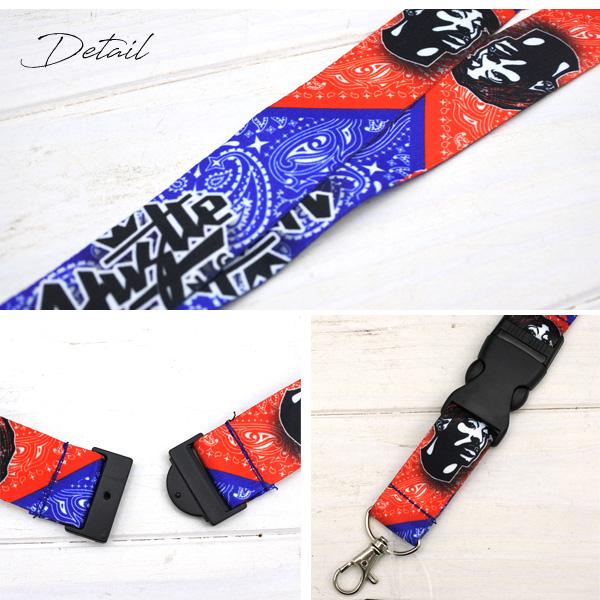 2PAC ネックストラップ 首掛け レイヤード ペイズリー 2パック