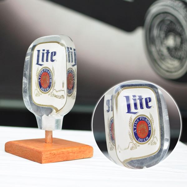 USED品 ビアサーバーノブ MILLER LITE beer 約10.2cm シフトノブ USED品 ビアサーバーノブ MILLER LITE beer 約10.2cm シフトノブ