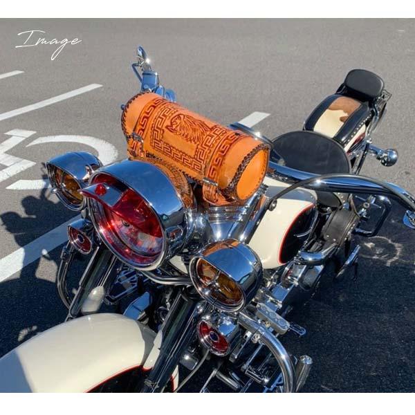 RAA LEATHER ツールバック サイドバック 本革 レザー バイク 工具小物