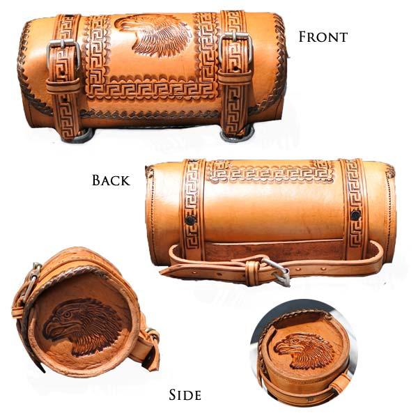 RAA LEATHER ツールバック サイドバック 本革 レザー バイク 工具小物