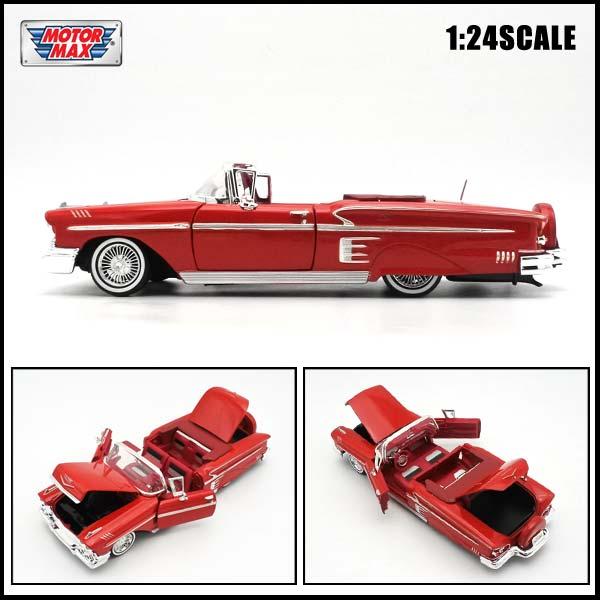 1/24 箱入り ミニカー 1958 CHEVY IMPALA レッド シボレー 1/24 箱入り ミニカー 1958 CHEVY IMPALA レッド シボレー