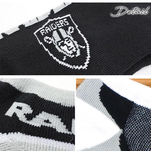 レイダース 靴下 3足セット 28cm-30cm NFL RAIDERS グッズ メンズ