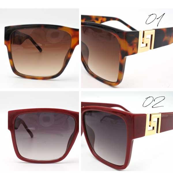 サングラス 全6色 ブラック べっ甲 クリア ゴールド シルバー