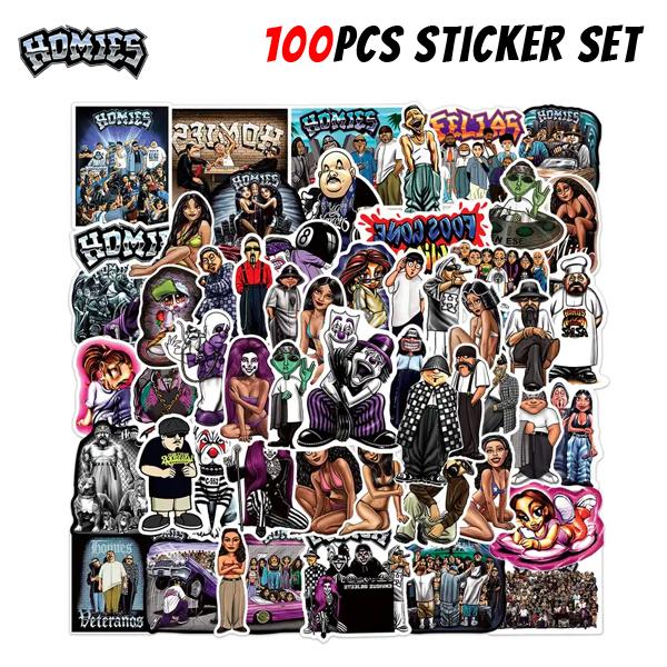 ホーミーズ ステッカー セット 100枚 シール Homies チカーノ チカーノ