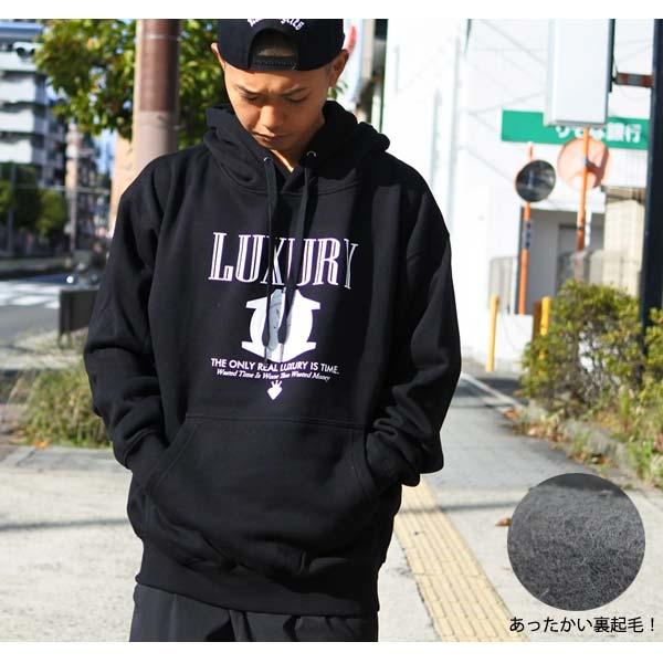 パーカー メンズ 長袖 フーディー HOODIE LUXURY ラグジュアリー 時計
