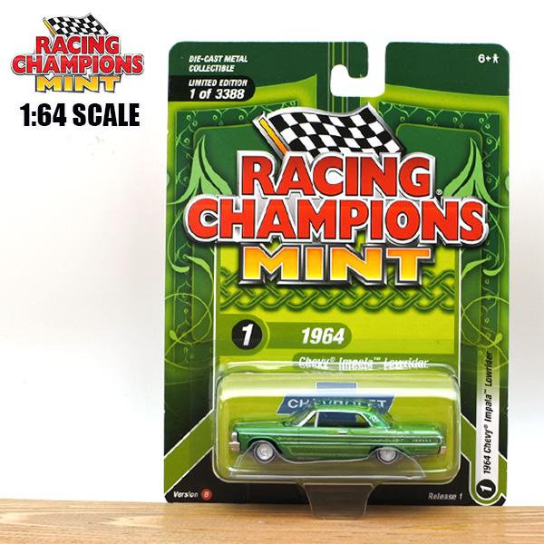 Racing Champions 1/64 ミニカー 1964 CHEVROLET IMPALA グリーン 1964