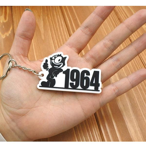 フィリックス ラバー キーチェーン 1964 FELIX キーホルダー