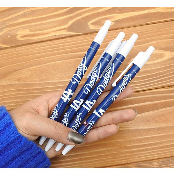 ドジャース 黒インク ボールペン 4本セット ロサンゼルス グッズ MLB