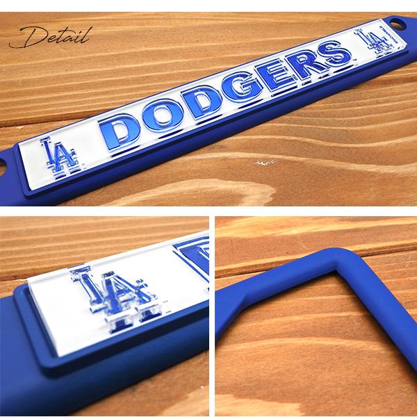 ロサンゼルス・ドジャース ライセンスプレート ドジャース ナンバープレート USサイズ ブルー ホワイト MLB
