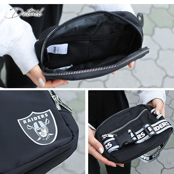 レイダース ボディバッグ ブラック NFL RAIDERS グッズ ラスベガス