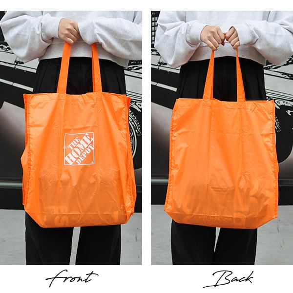 HOMEDEPOT エコバッグ ホームデポ オレンジ オリジナル ロゴ