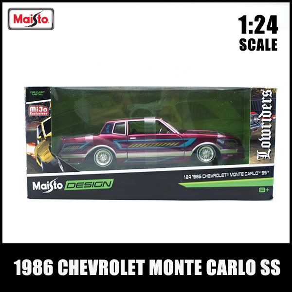 マイスト 1/24 箱入り ミニカー 1986 CHEVROLET MONTE CARLO SS