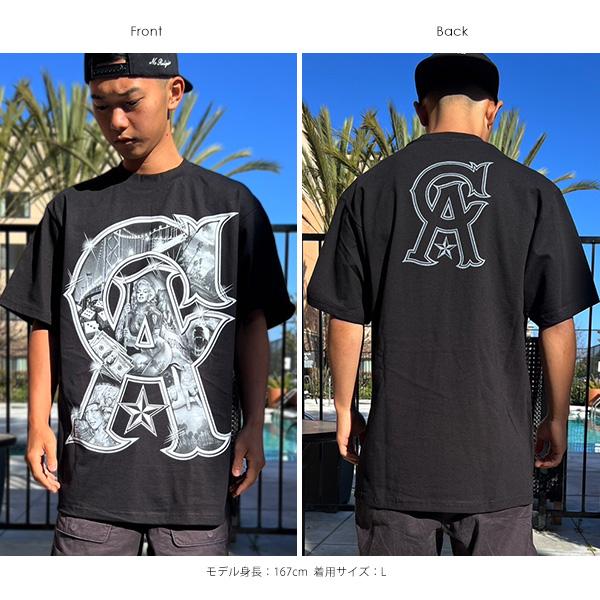SHAKA（シャカ） Tシャツ 半袖 メンズ ブラック SHAKA WEAR California 