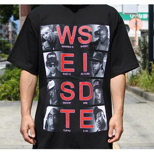 SHAKA Tシャツ 半袖 メンズ ブラック WEAR シャカ West coast ウエスト