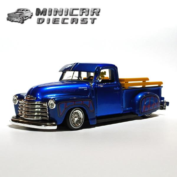 マイスト 1/25 箱入り ミニカー 1950 CHEVROLET 3100 PICK UP ブルー