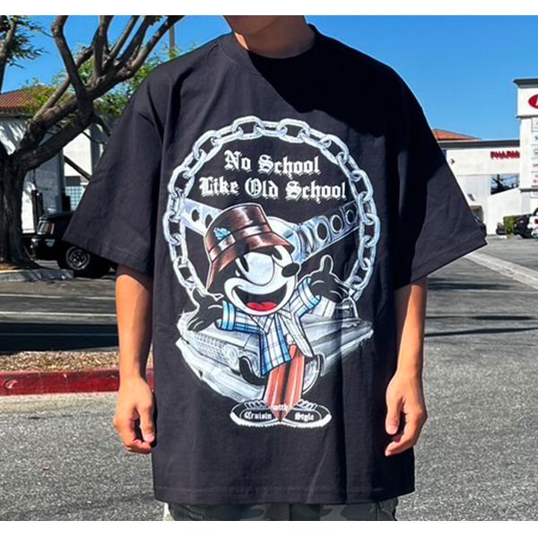 SHAKA（シャカ） Tシャツ 半袖 メンズ ブラック SHAKA WEAR FELIX THE