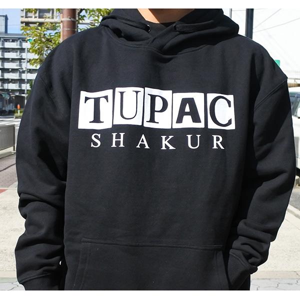 パーカー メンズ 長袖 フーディー HOODIE 2PAC ブラック トゥパック 2