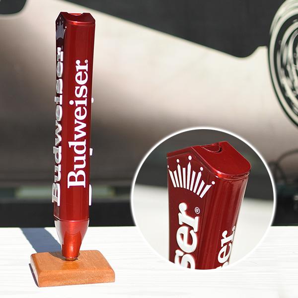 Budwiser バドワイザー ビアタップノブ USED品 ビアサーバーノブ Budweiser 約13.5cm シフトノブ バドワイザー
