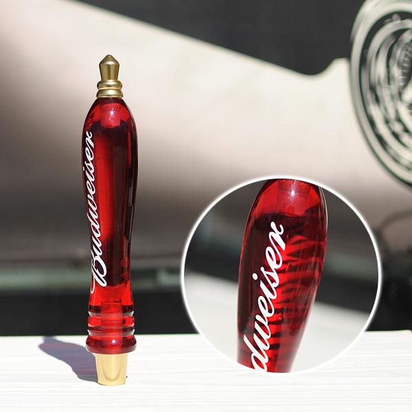 新品 ビアサーバーノブ Budweiser 全長:約18.5cm シフトノブ