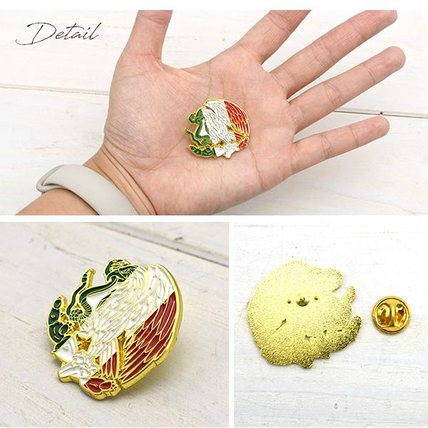 メキシコ ピンバッジ ピンズ PINS ハットピン ピンバッチ 国章 国旗